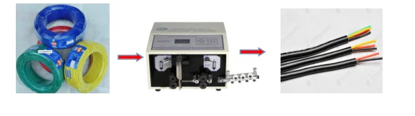 آلة قطع وتجريد الأسلاك الأوتوماتيكية & آلة تغذية الأسلاك الأوتوماتيكية