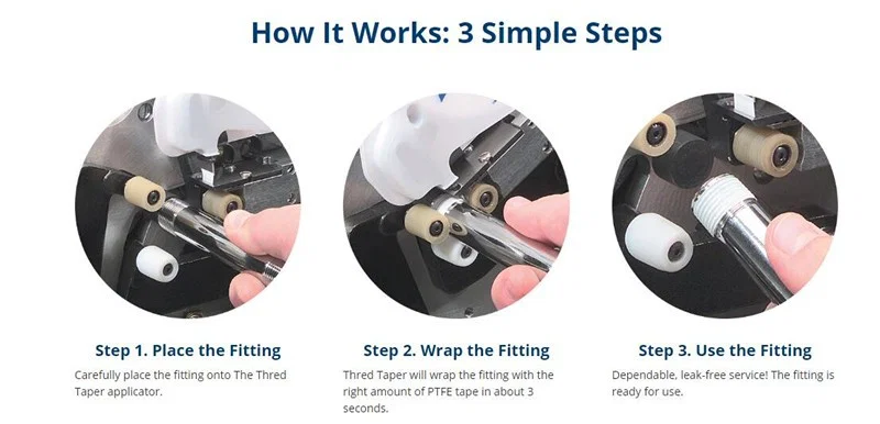 خيوط الأنابيب آلة تغليف الشريط تفلون