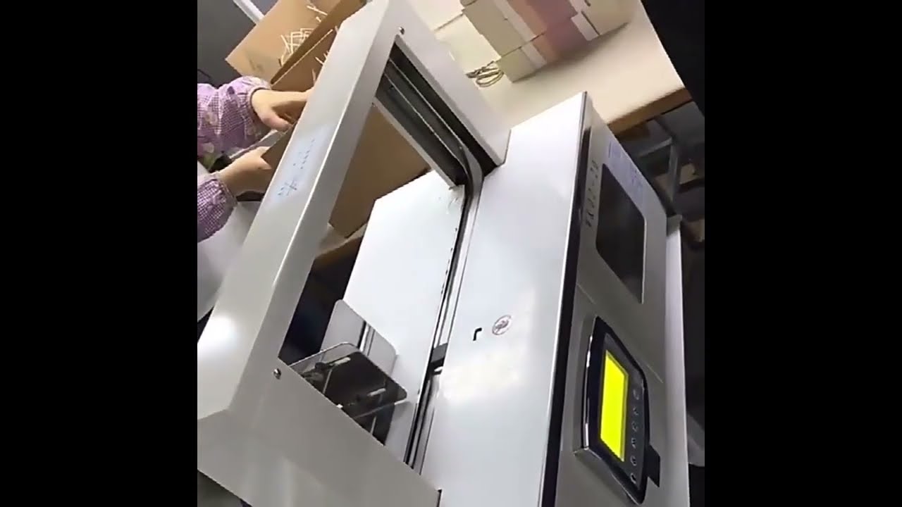 Automated Carton Case Wrap Table Binding Machine | Paper Box Tape Winding Machine