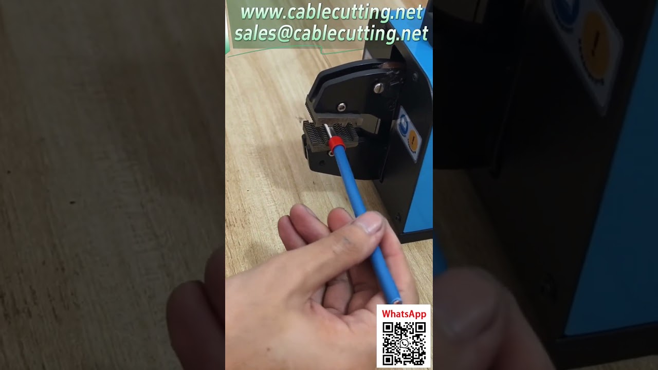 Wire Terminal Crimping Machine for Tubular Terminals 10-16-25 sq mm with Interchangeable Dies