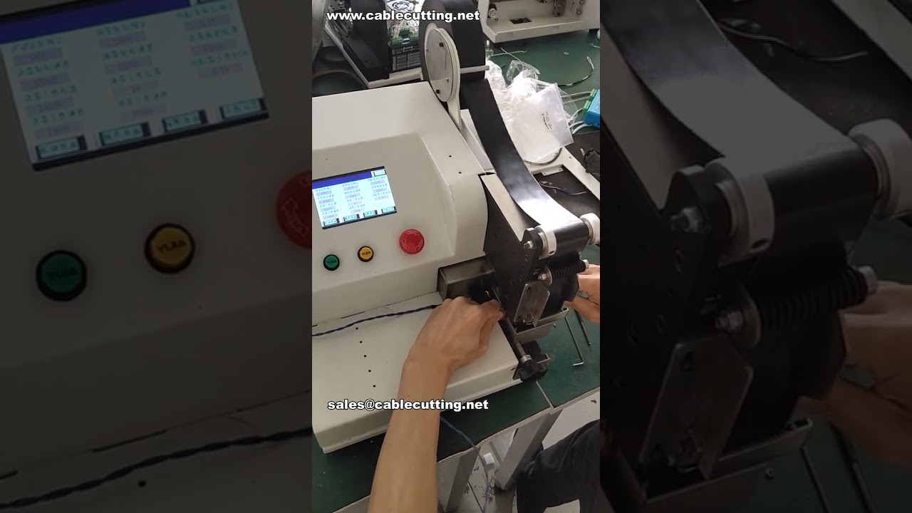 Spot Taping Machine with 40mm Wide PVC Tape and 20mm Cut Length