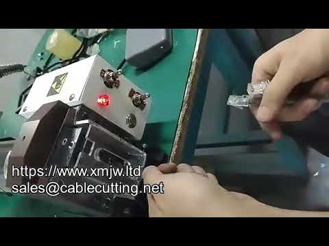 ماكينة كبس RJ45 الأوتوماتيكية للمقابس الصغيرة - متوافقة مع Cat6/Cat5 ومعدنية 8 سن