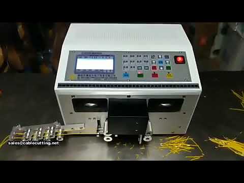 Sheathed Cable Cutting and Stripping Machine | Automated Wire Processing