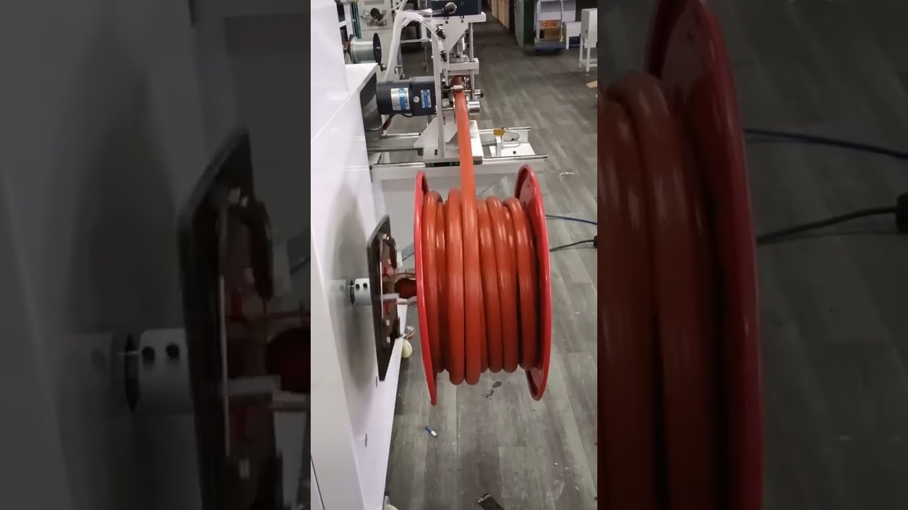 آلة عد وفرز وقطع ولف خراطيم الحريق الأوتوماتيكية بسعة 50 كجم #machine