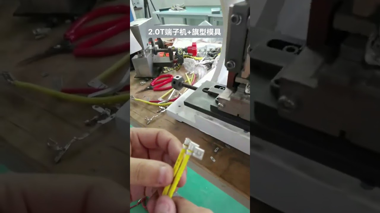 20T Terminal Crimping Machine with Flag Mold for Factory Automation