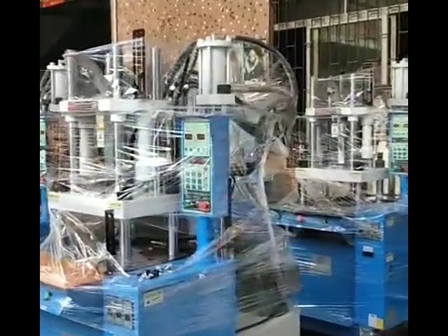 ماكينة حقن بلاستيك رأسية 15 طن لتغليف أسلاك قابس DC – PVC/TPE/PP