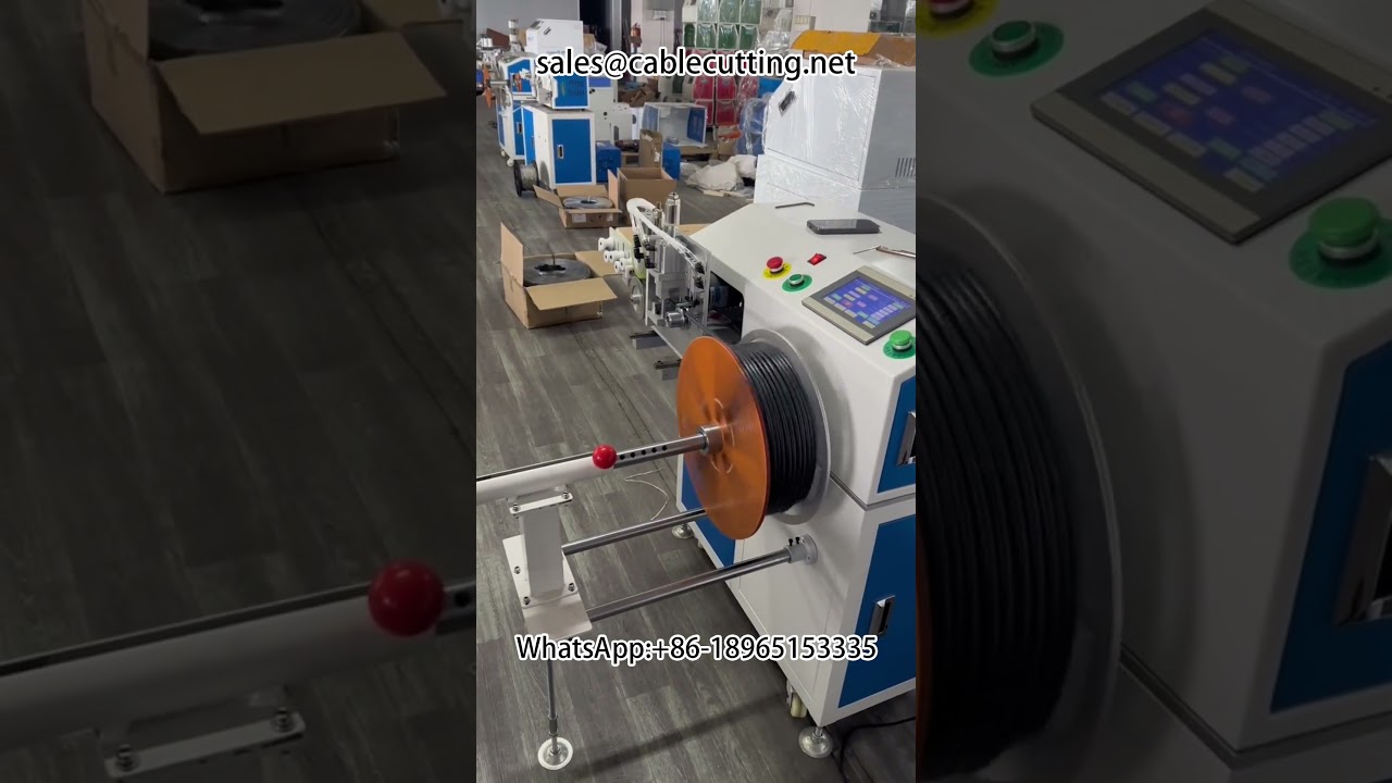 Industrial Wire Winding and Rewinding Machine for Cable Processing