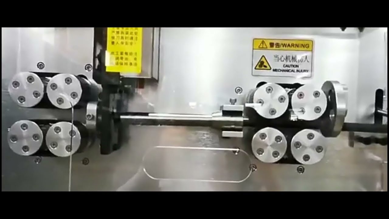 ماكينة قطع كابلات أتوماتيكية بتحكم PLC – تقطيع أسلاك الفولاذ المقاوم للصدأ المطلية بـ PVC
