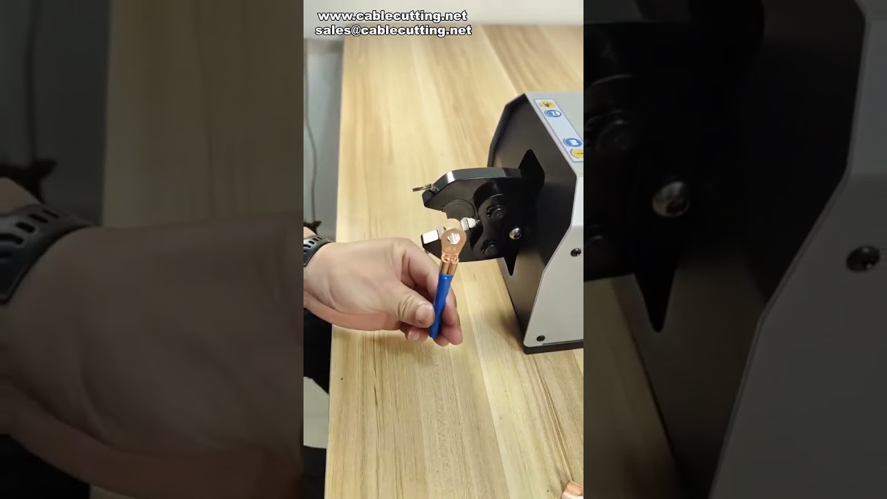 Pneumatic Terminal Crimping Machine for Lugs and Connectors