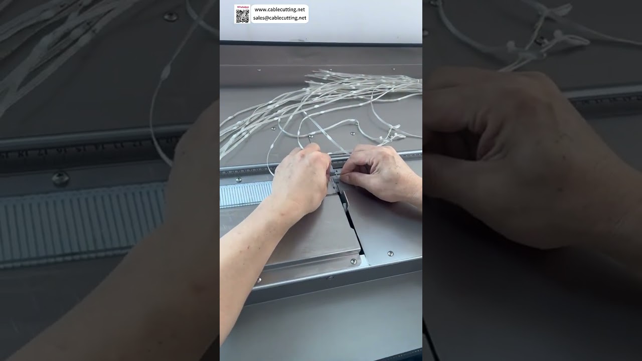 ماكينة ربط الكابلات النايلون للربطات 2.5×60 مم – أداة ربط مثالية مصممة خصيصًا لأضواء الزينة