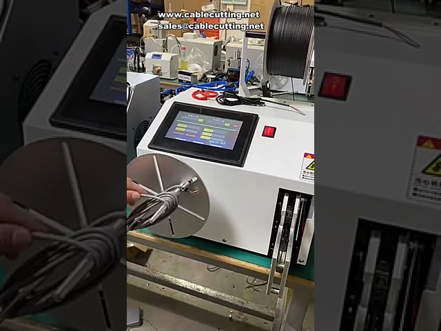 5-35mm 18-45mm 40-80mm Automatic Wire Coil Winding Machine with Electric Digital Touch Screen