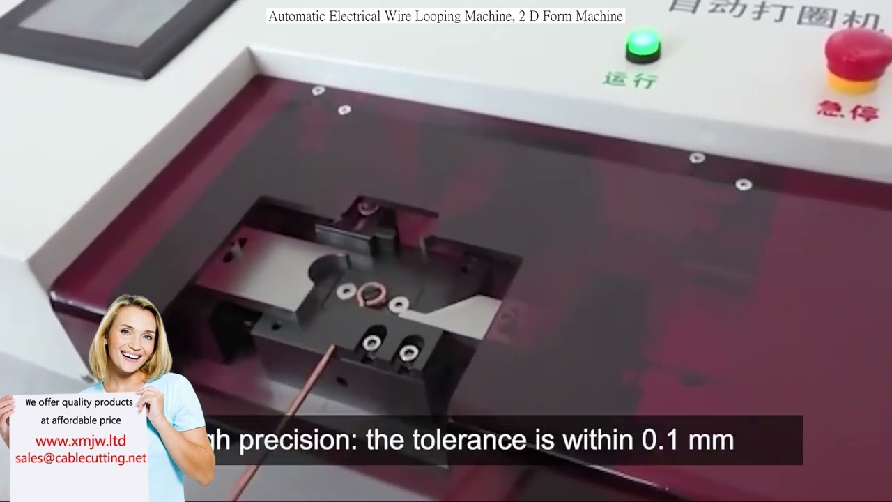 Automatic Electrical Wire Looping Machine | 2D Form Wire Processing Machine