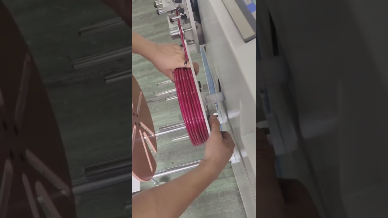 Wire Meter Counting, Traversing, Winding, and Tying Machine