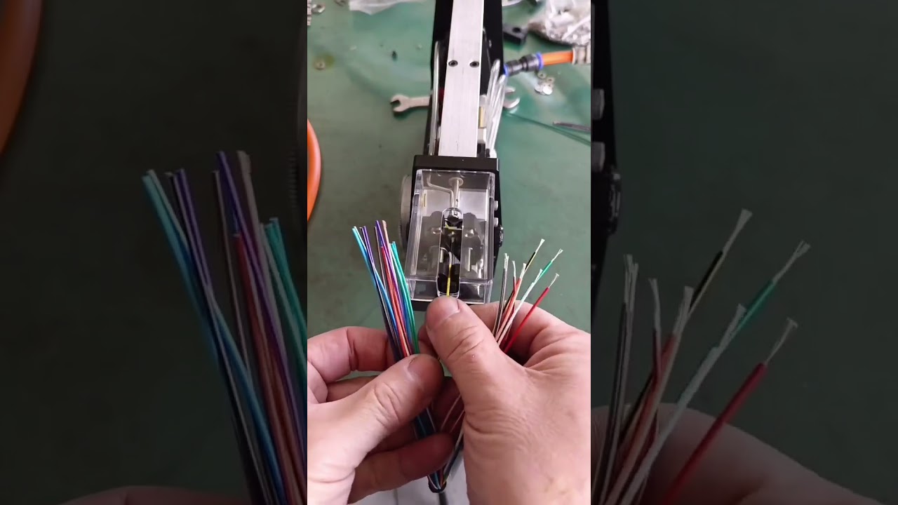 Pneumatic Induction Wire Stripping Machine, Touchless and Adjustable