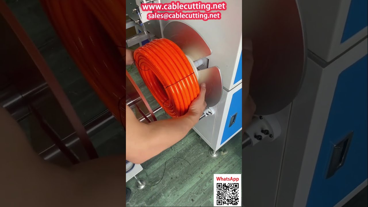 Braided High-Pressure Hose Coiling and Counting Alignment Machine