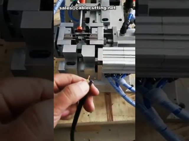 Multi-Function Pneumatic Wire Cutting and Stripping Machine