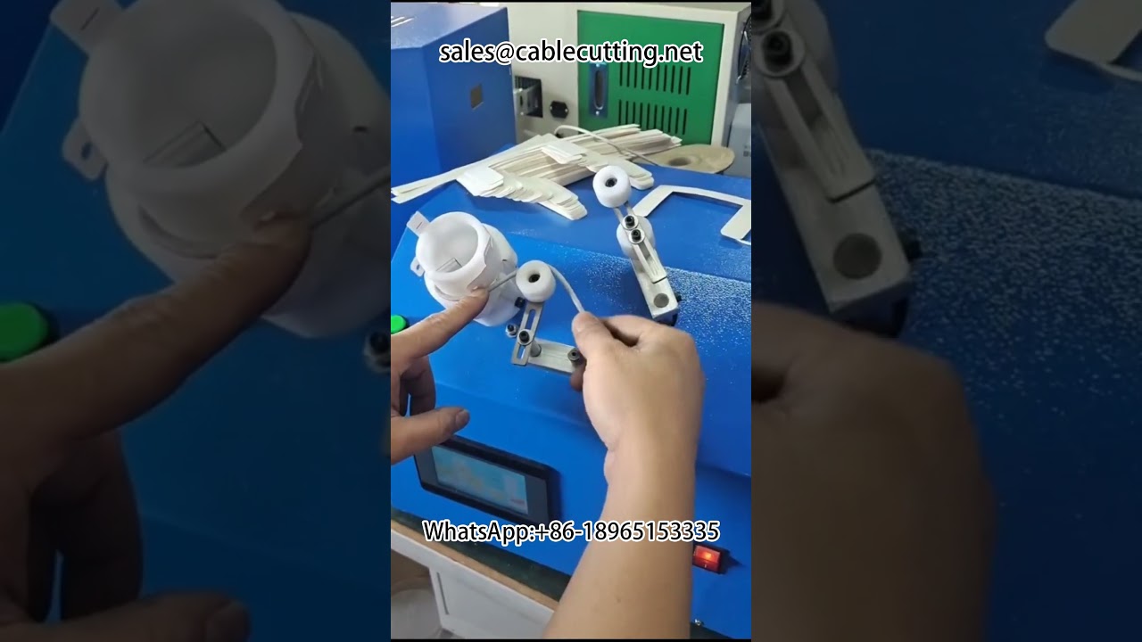 ماكينة لف الأسلاك الأوتوماتيكية – حل مثالي لتغليف كابلات بيانات الهواتف المحمولة على البطاقات الورقية