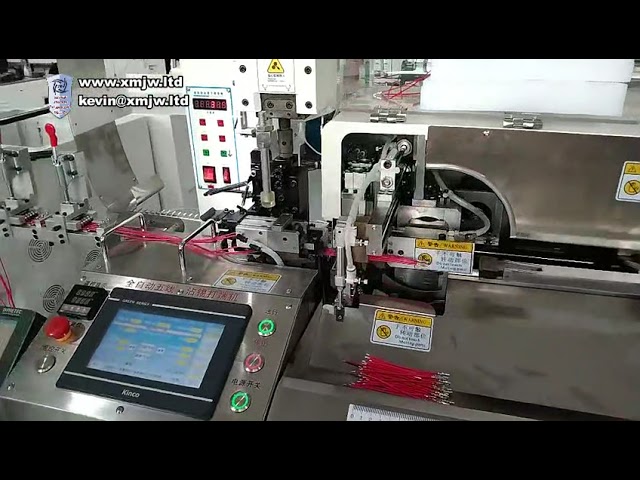 آلة تجريد وكبس طرفيات وغمس الأسلاك الأوتوماتيكية AWG32-16 بجهد 110v/220v لتشغيل 5 أسلاك