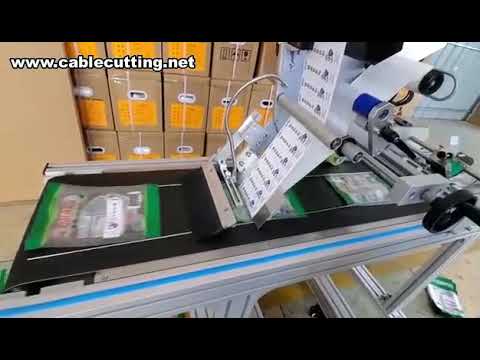 Automatic Round Bottle Labeling Machine with Printer, Sleeve Shrink Labeler, Plastic Cup Labeling