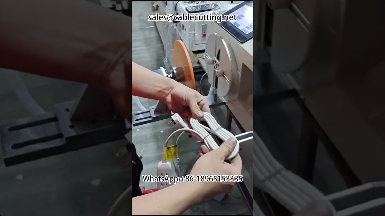 Wire Winding and Taping Machine for Plug-in and Power Cables