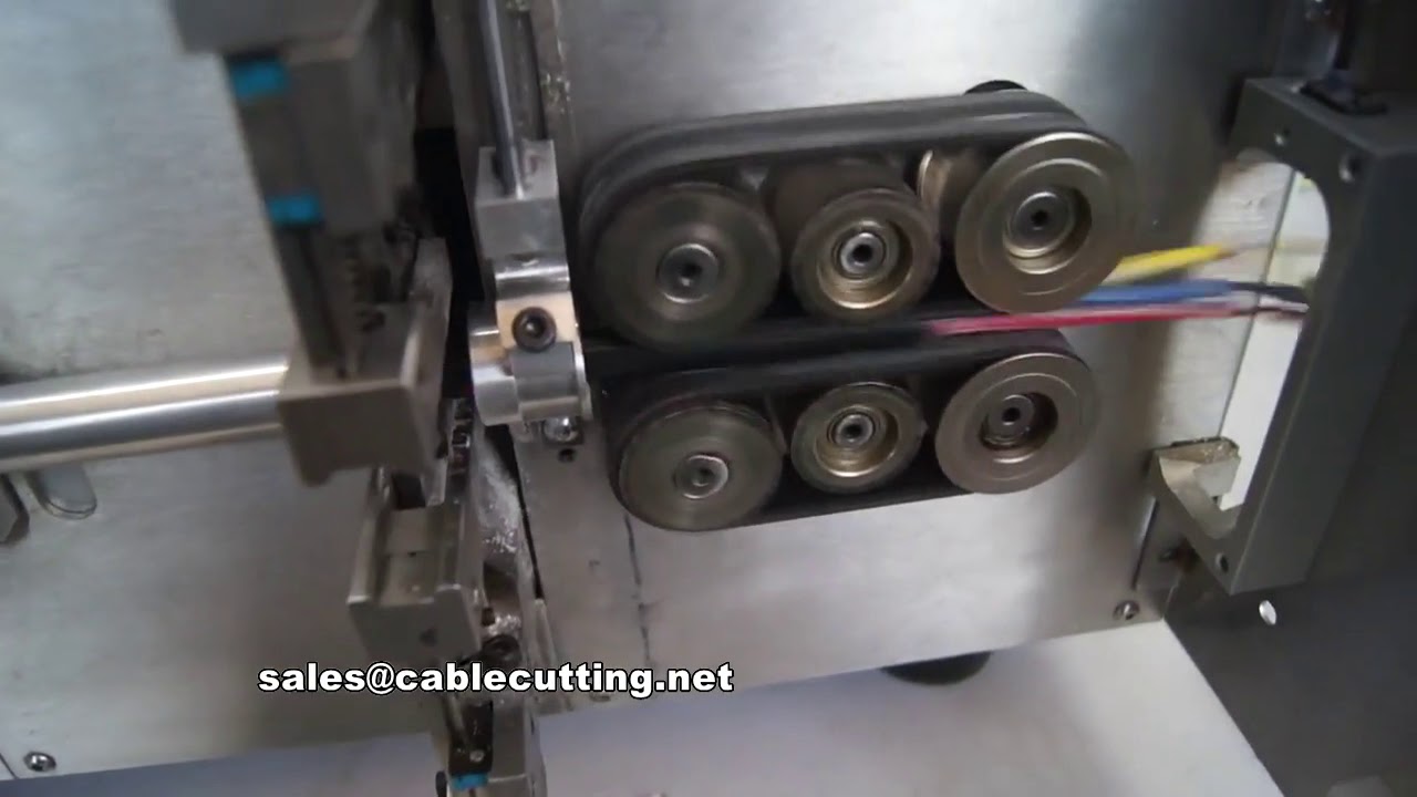 Multi-Core Double-Skinned Cable Cutting and Stripping Machine