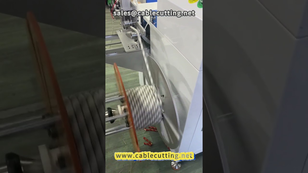 9-Station Automatic Heating Cutting and Winding Machine for Wire and Cable