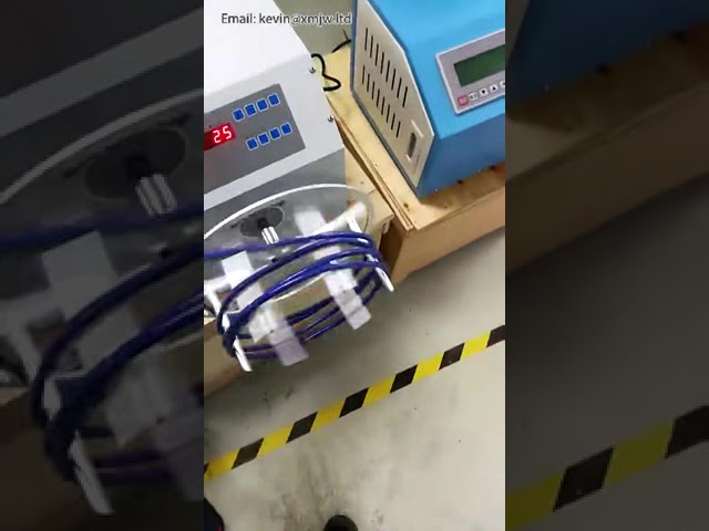 آلة لف أوتوماتيكية عالية السرعة لأسلاك البيانات، كابلات USB، سماعات الأذن، وأسلاك الطاقة AC/DC - حل تغليف متكامل