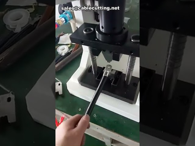ماكينة ضغط الكابلات الهوائية - آلة الضغط الطرفية النحاسية | Pneumatic Crimping Machine