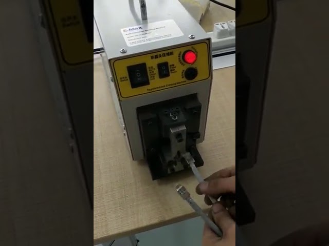 ماكينة تجعيد موصلات RJ45 - حل متكامل لإنتاج كابلات الشبكات