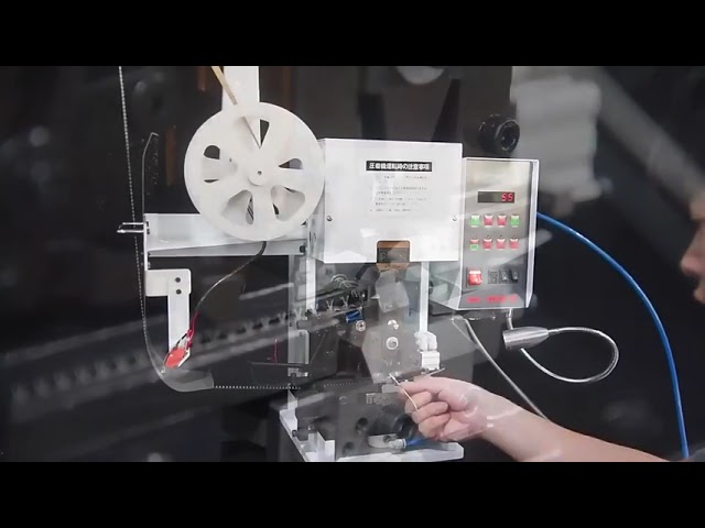 آلة تجريد وكبس الكابلات شبه الأوتوماتيكية | مكبس أطراف كابلات Molex JST XH
