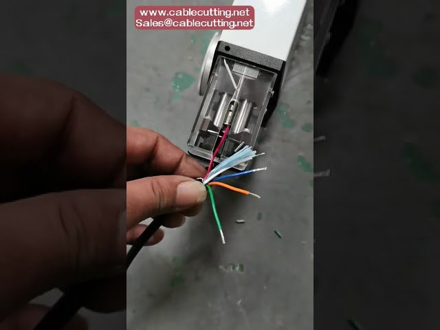 Induction Pneumatic Wire Stripping Machine with Short Cycle Times