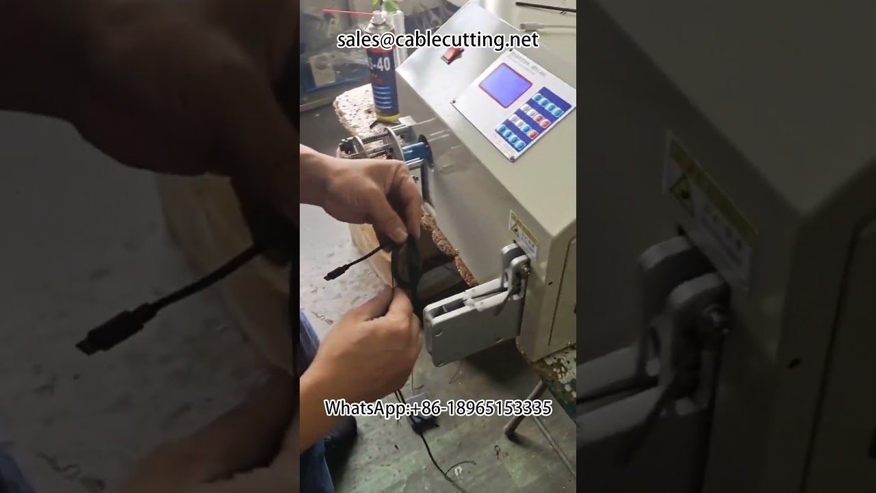 Data Cable Winding and Tying Machine | Automated Coiling & Packing