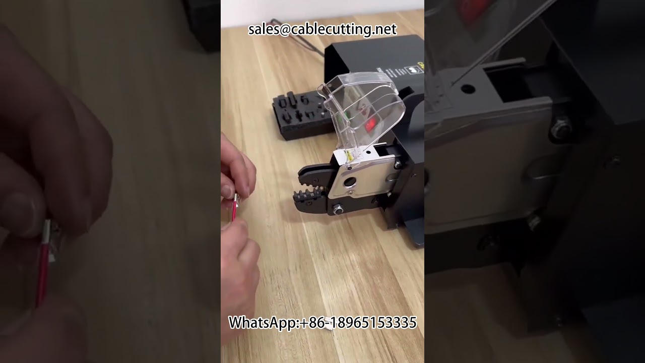 Electric Terminal Crimping Machine for Plug and Spring Terminals