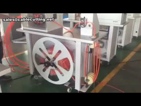 Automatic Plastic Pipe Cutting and Chamfering Machine for PVC PE Square Corrugated Pipe