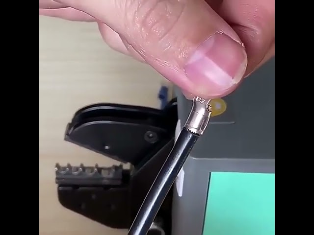 Pneumatic Terminal Crimping Machine for Tubular Y Pre-Insulated O-Type Terminals