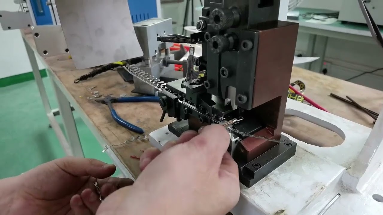 2-T Terminal Machine Working Real Shot | Automated Wire Processing Equipment