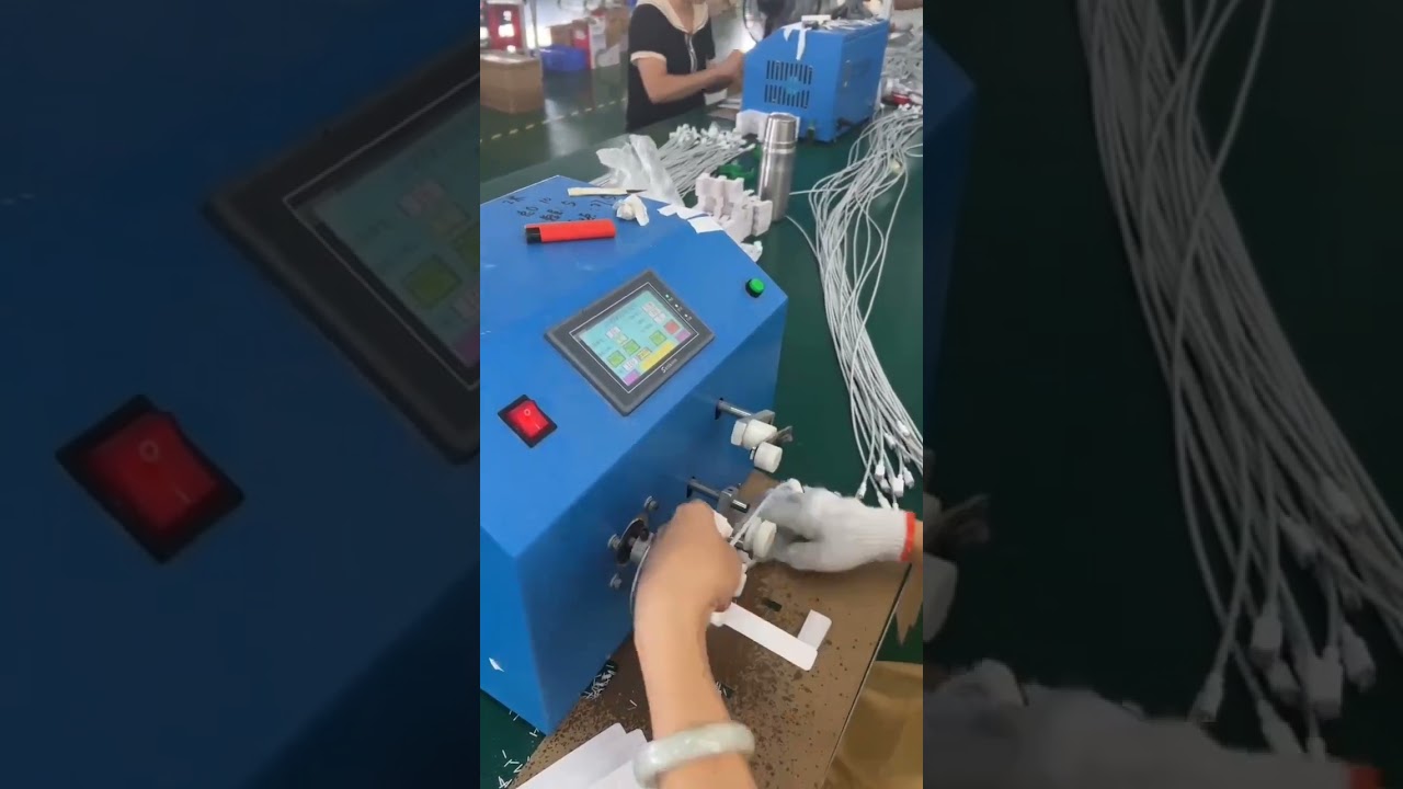 Paper Card Winding Machine for Data Cables | Factory Automation