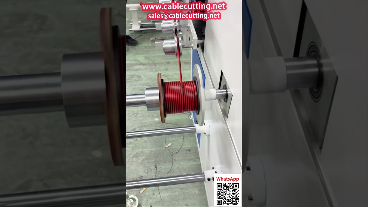 Automatic Alignment and Counting Coiling Machine for Red-Black Audio-Power Cable