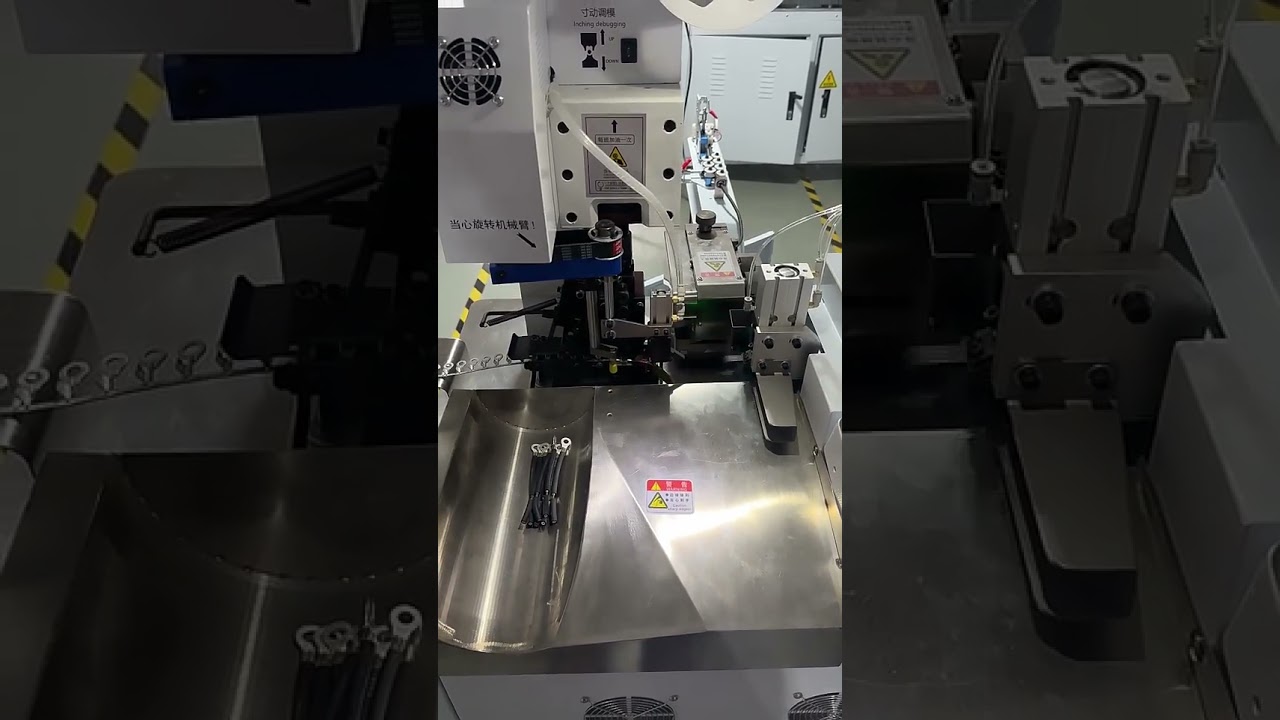 Fully Automatic Multifunctional Single-Head Single-Wire End Crimping & Stripping Terminal Machine