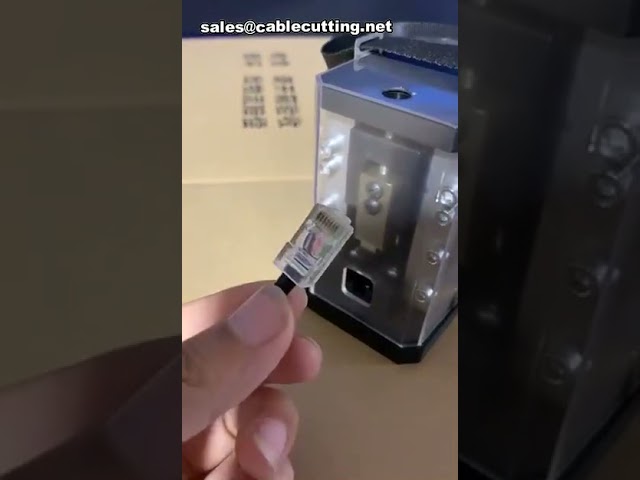 ماكينة كبس كابلات الشبكة وموصلات RJ45 والألياف البصرية للجيل الخامس 5G