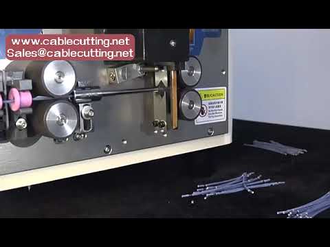 804A Touch Screen Electric Wire Stripping Machine Single Or Double Peeling Cutter Machine for Comput