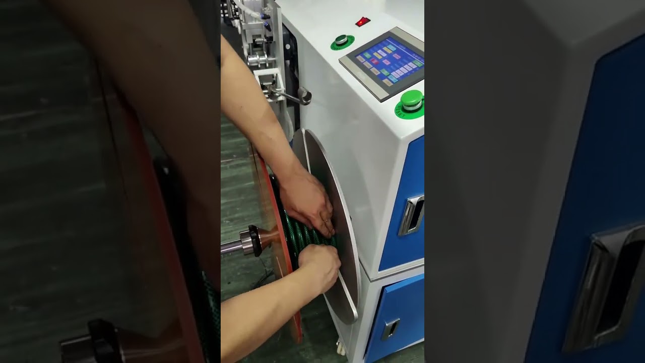 Precise Metering and Neat Coiling Machine for Water Pipes with Adjustable Speed and Sorting