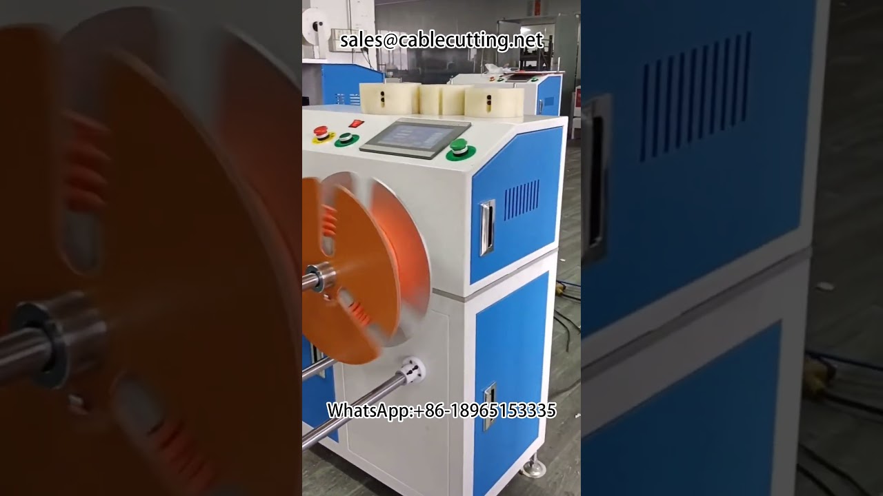 Large to Small Roll Dividing Wire Winding Machine with Meter Counting Rewinding for Wire Harness