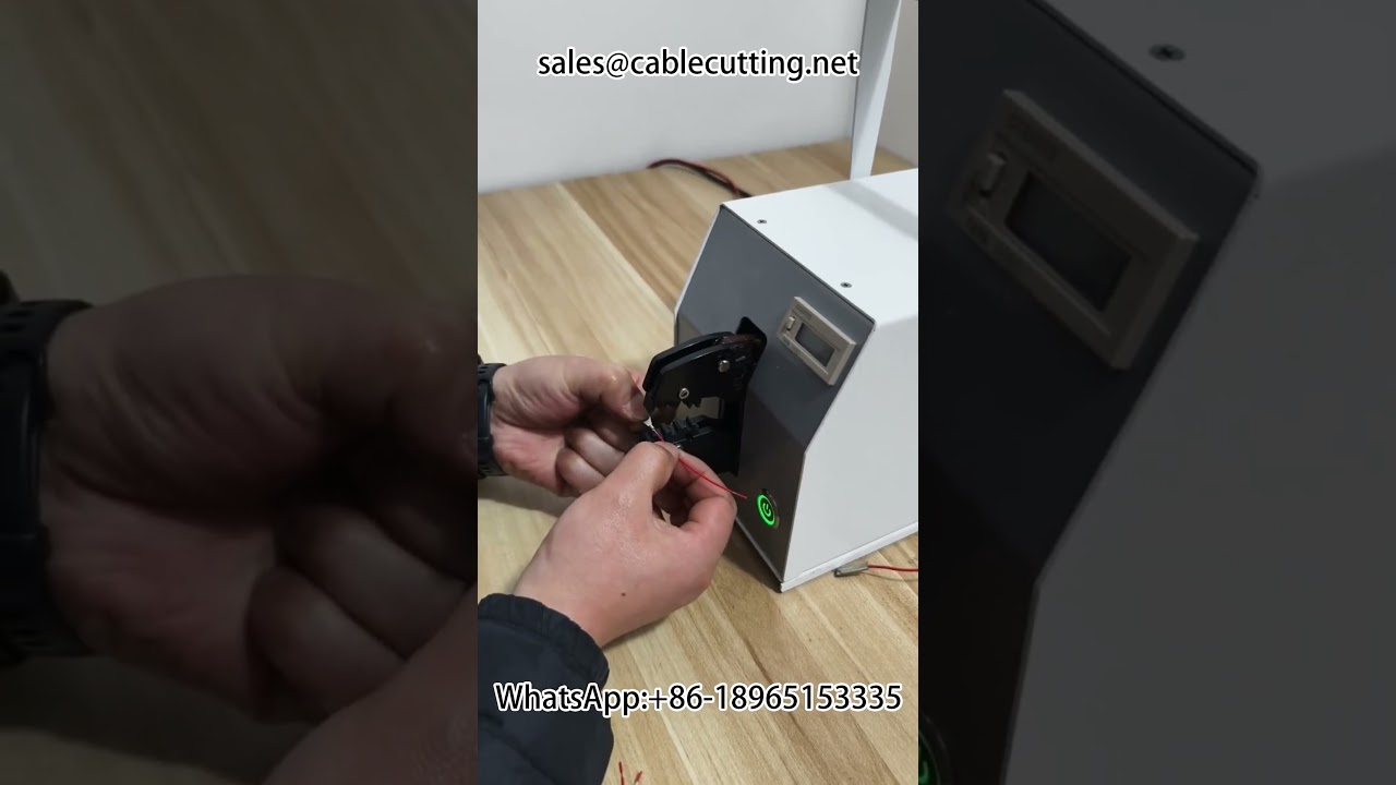 آلة كهربائية لتثبيت الأطراف الصغيرة - تثقيب أسلاك من 0 إلى 14 AWG بكفاءة عالية