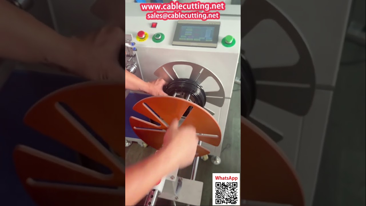 Drip Tube Processing Machine with Counter, Coiling, Tying, and Rewinding