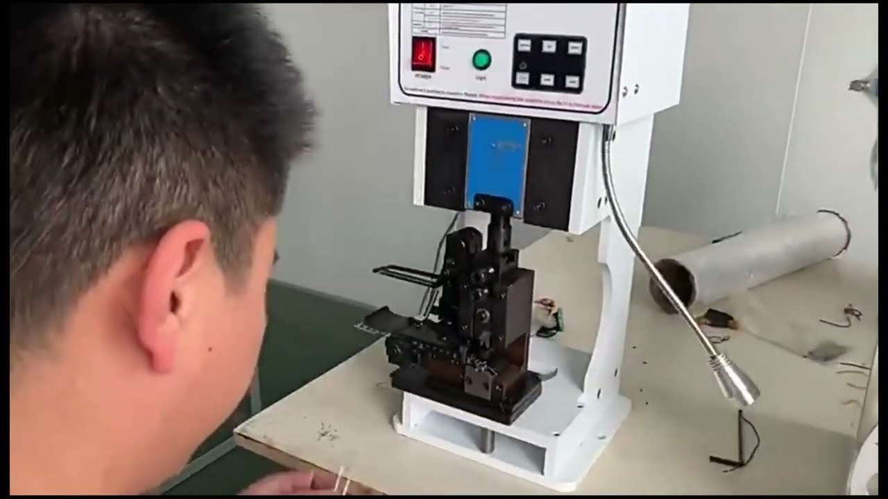 15t Mute Terminal Crimping Machine, Semi-Auto Connector & Earthing Terminal Press for Molex JST