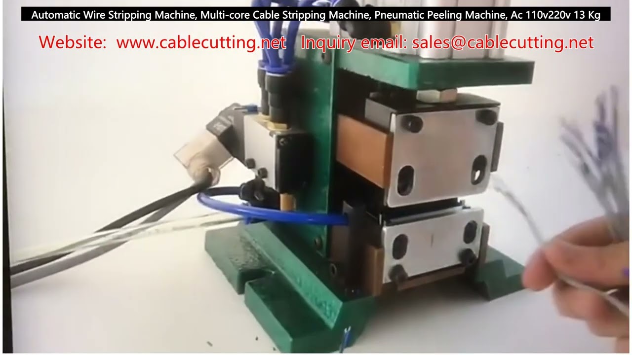 Automatic Wire Stripping Machine, Multi-Core Cable Stripper, Pneumatic Peeling Machine