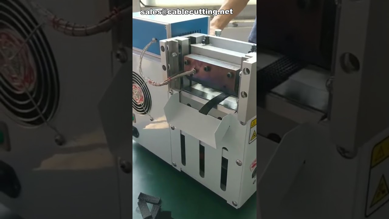 آلة قطع خرطوم PVC وقطع شريط النايلون وأنبوب التفلون | حلول قطع الأنابيب الحرارية