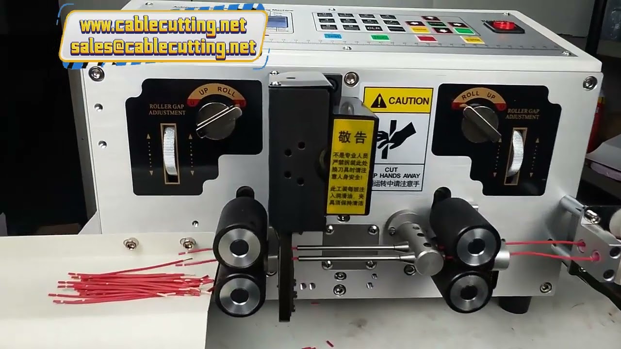 آلة قطع وتعري الأسلاك الكهربائية – ماكينة كابلات الكمبيوتر – قطر يصل إلى 2.5 مم² (AWG1)