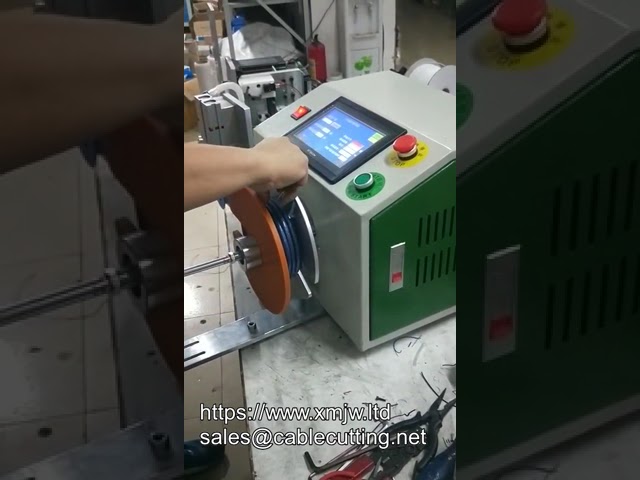 Semi-Automatic Wire and Cable Length Measurement, Cutting, and Winding Machine